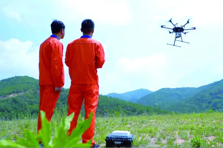 松山无人机倾斜摄影巡检拍摄